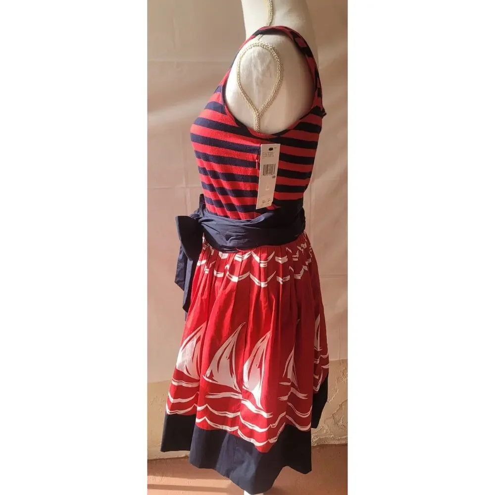 DKNY NAUTICAL DRESS Size 8 - Picture 2 of 7